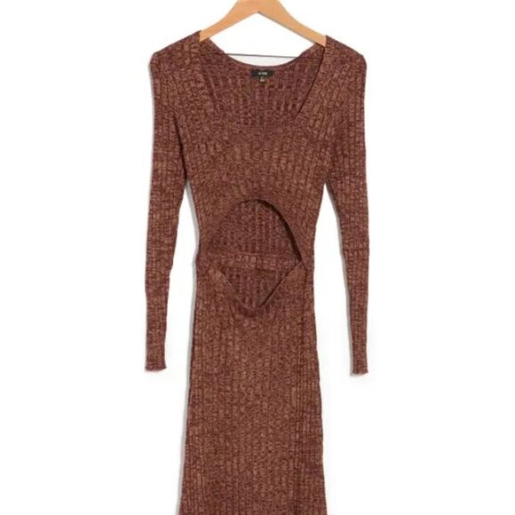 NWT AFRM Skye cut out sweater dress - size LARGE - Picture 4 of 5